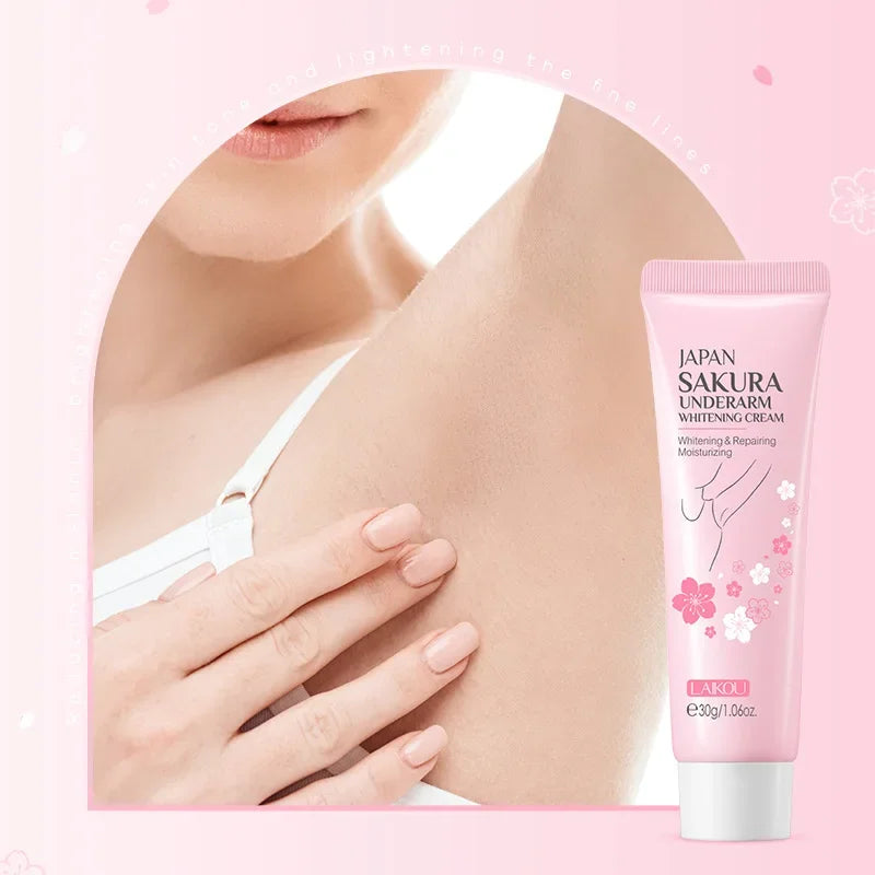 crema para las axilas, rodilla, glúteos, piel oscura, mejora la pigmentación de melanina, producto coreano 30g