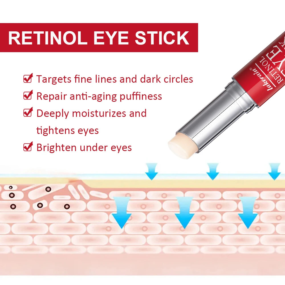 "Crema de ojos antiarrugas con retinol"