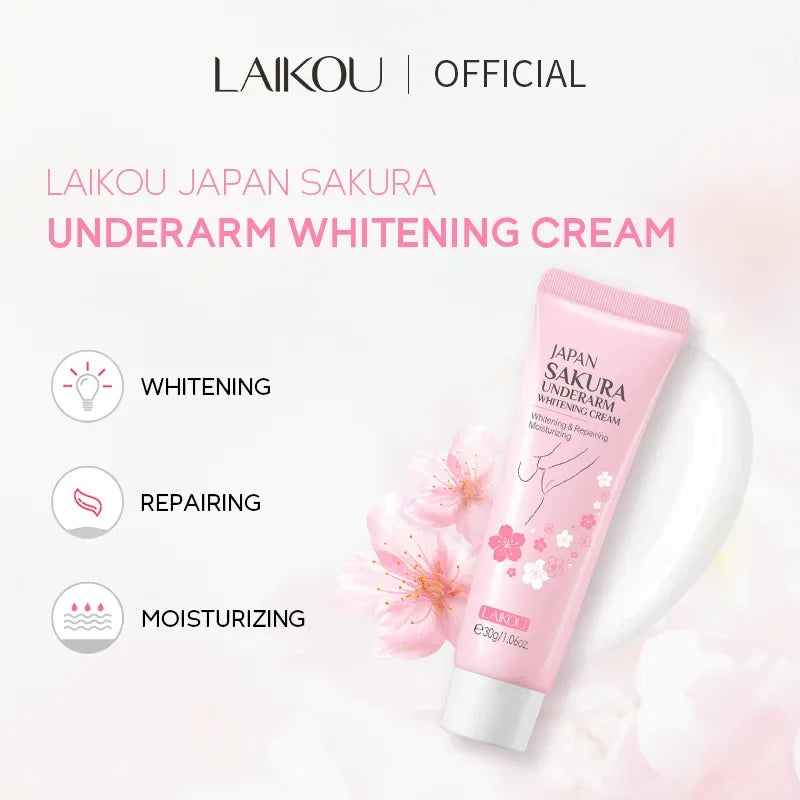 crema para las axilas, rodilla, glúteos, piel oscura, mejora la pigmentación de melanina, producto coreano 30g