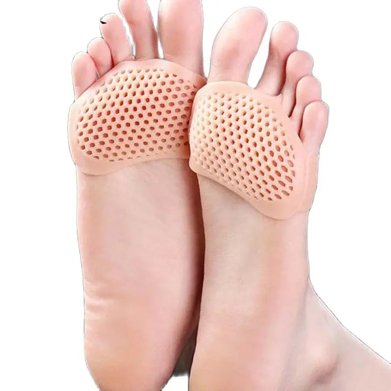 Plantillas de Gel de Silicona para Zapatos de Tacón Alto | Almohadillas Antideslizantes para Antepié | Alivio del Dolor y Ampollas en los Pies | Inserción para Dedos y Metatarso