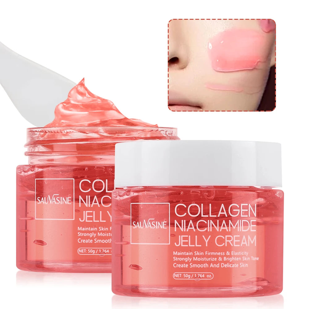 50g Collagen Gelatin Cream, Niacinamide and Hydrolyzed Collagen, strengthen and moisturize in a lasting way