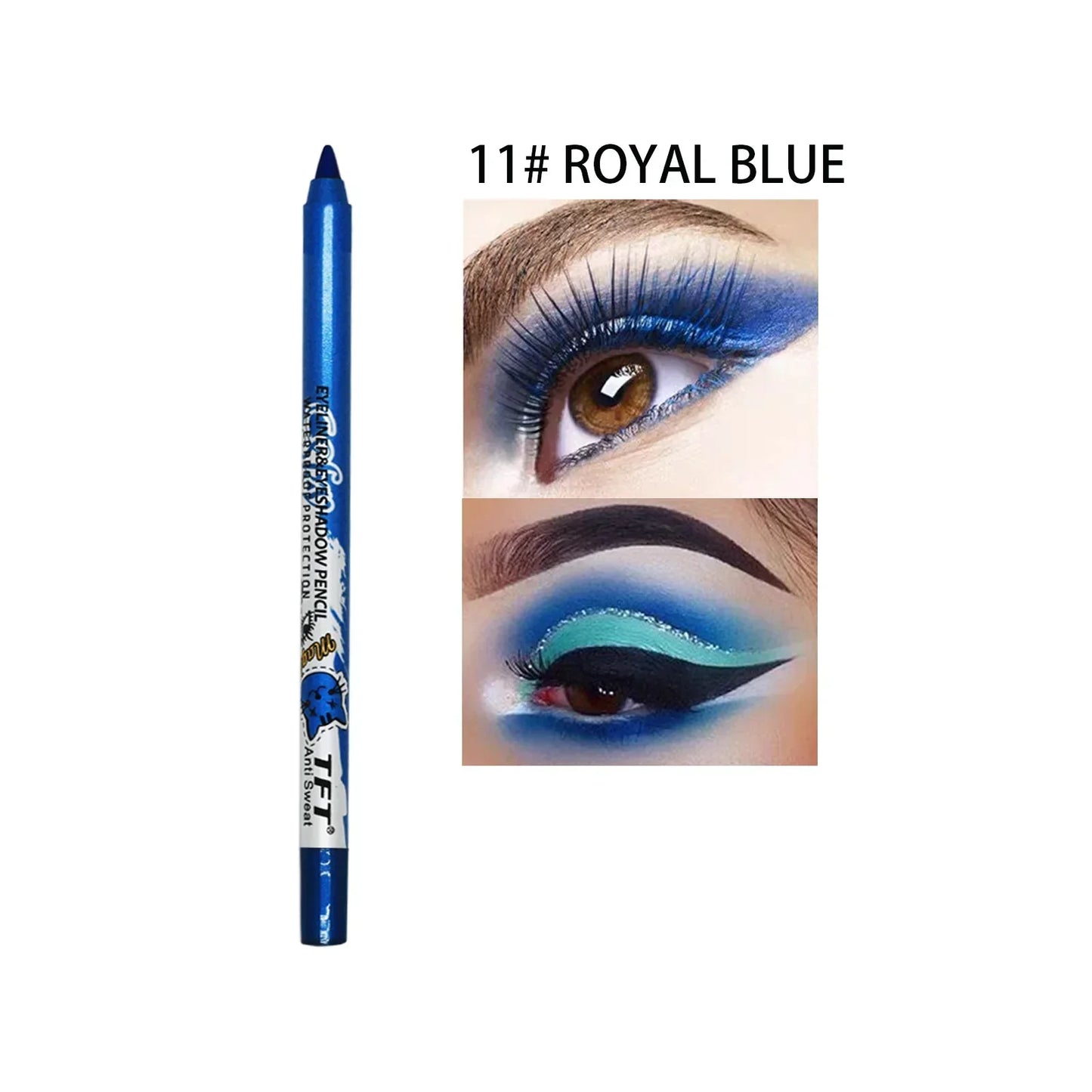 Colorful Long-lasting Eyeliner Pencil Waterproof Quick-dry No Blooming Blue Pink Eye Liner Pen Eyes Makeup Cosmetics Tools