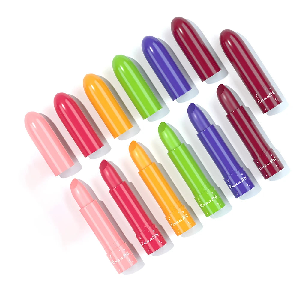 Fruity lip balm with color change depending on pH