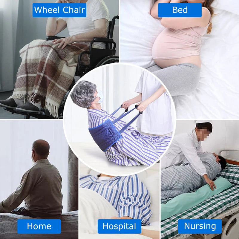 Lefeke Staff Horizontal Position Transfers Elderly Bedridden Safety.
 Sling for sitting, horizontal transfers, safety for bedridden elderly