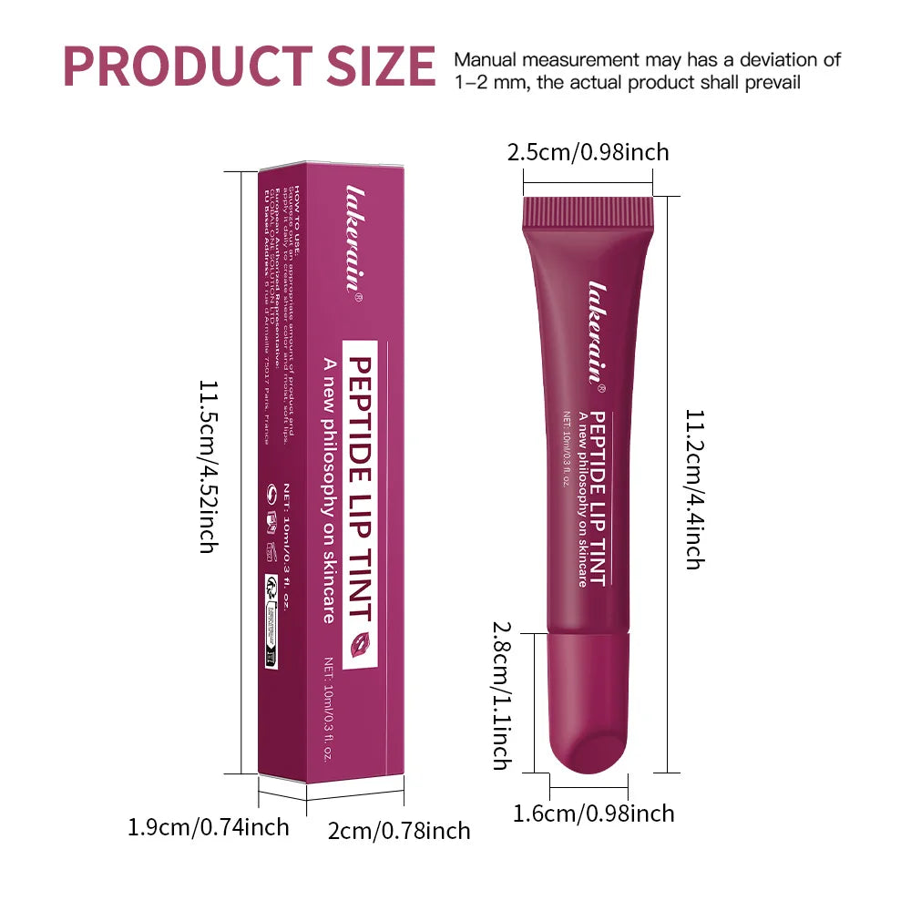 Moisturizing lip balm with long-lasting tint and shine