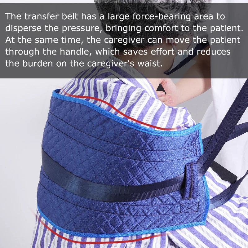 Lefeke Staff Horizontal Position Transfers Elderly Bedridden Safety.
 Sling for sitting, horizontal transfers, safety for bedridden elderly