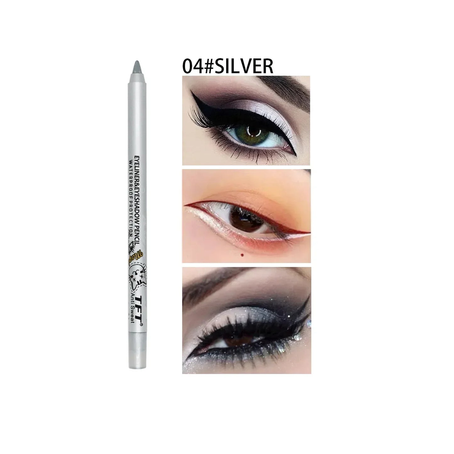 Colorful Long-lasting Eyeliner Pencil Waterproof Quick-dry No Blooming Blue Pink Eye Liner Pen Eyes Makeup Cosmetics Tools