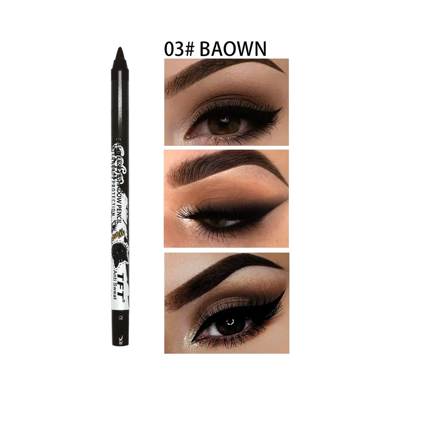 Colorful Long-lasting Eyeliner Pencil Waterproof Quick-dry No Blooming Blue Pink Eye Liner Pen Eyes Makeup Cosmetics Tools