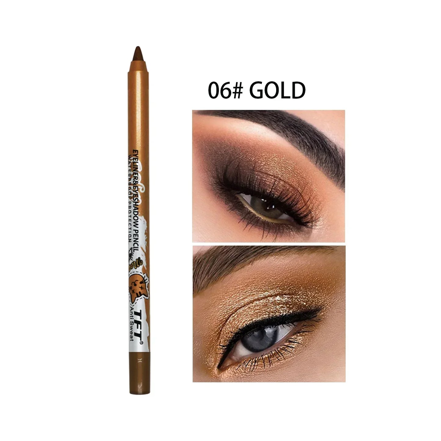 Colorful Long-lasting Eyeliner Pencil Waterproof Quick-dry No Blooming Blue Pink Eye Liner Pen Eyes Makeup Cosmetics Tools